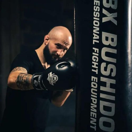 DBX BUSHIDO ARB-407 black/white boxing gloves