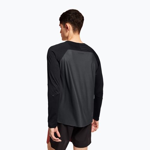 Men's On Performance Long-T black/eclipse running longsleeve