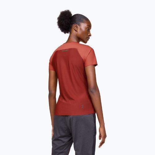 Women's On Performance-T auburn/ruby running shirt