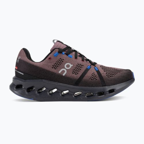 Men's On Cloudsurfer black/cobalt running shoes