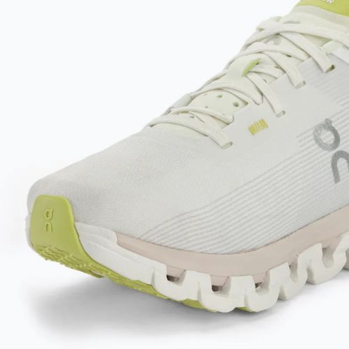 Women's On Cloudflow 4 white/sand running shoes