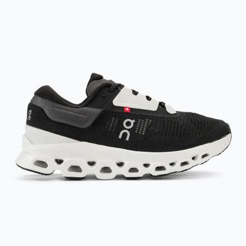 Women's On Cloudstratus 3 black/frost running shoes
