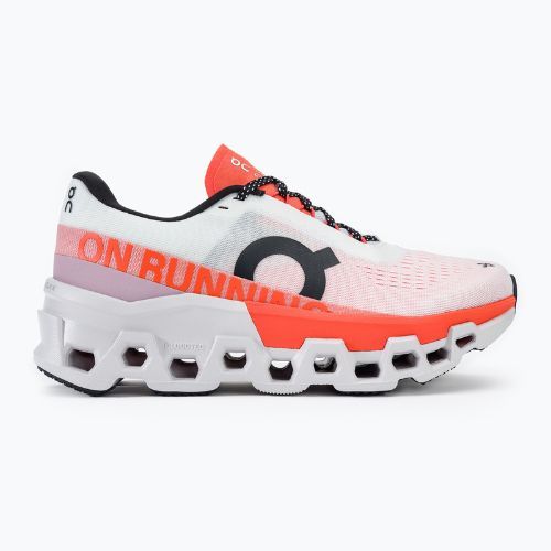 Women's On Cloudmonster 2 undyed/flame running shoes