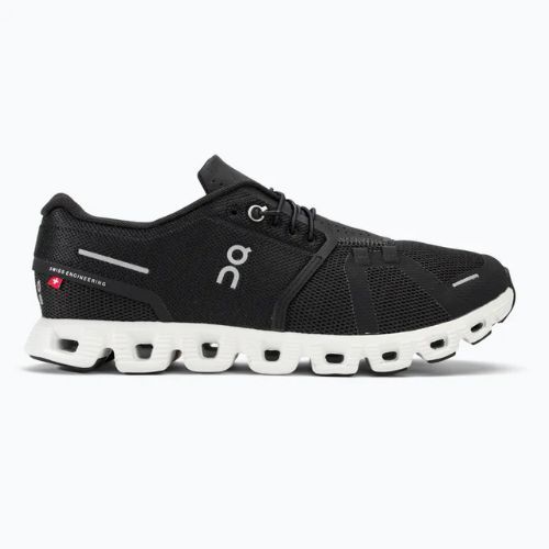 Men's On Cloud 5 black/white running shoes