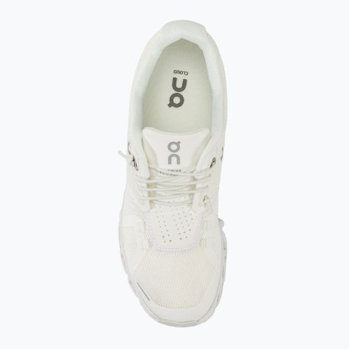 Women's On Cloud 5 undyed-white/white running shoes