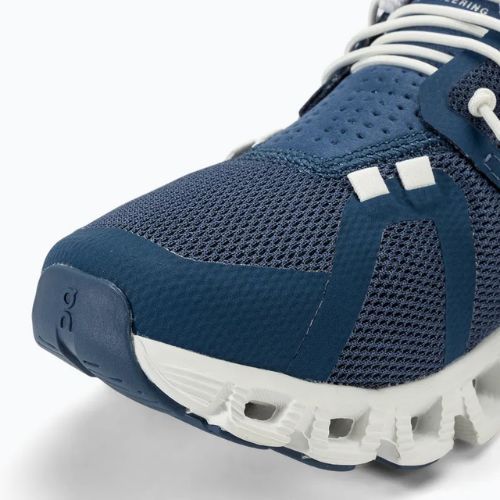 Women's On Cloud 5 denim/white running shoes