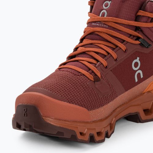Women's trekking shoes On Cloudrock 2 Waterproof beet/auburn