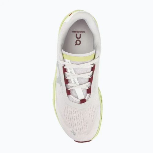 Women's On Cloudmonster frost/acacia running shoes