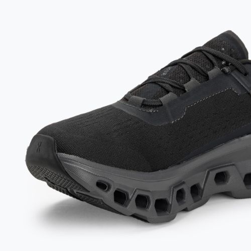 Women's On Cloudmonster black/magnet running shoes