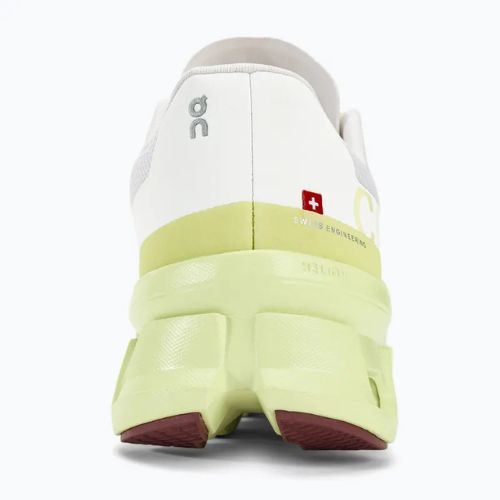 Women's On Cloudmonster frost/acacia running shoes