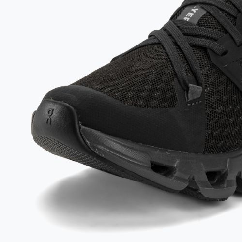 Women's On Cloudflyer 4 black/white running shoes