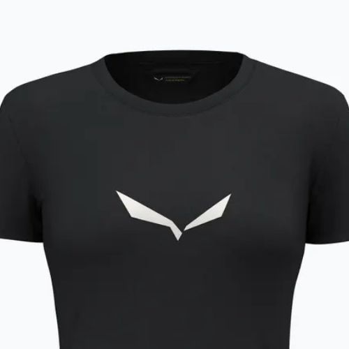Salewa women's t-shirt Solid Dry black out
