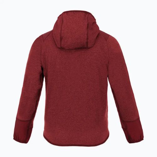 Salewa children's trekking sweatshirt Agner Melange PL FZ Hoody syrah