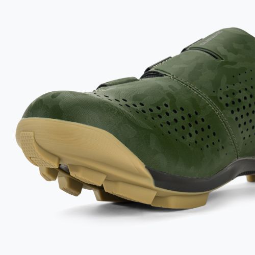Shimano SH-RX600 green men's gravel shoes