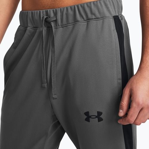 Under Armour UA Knit Track Suit castlerock/black men's tracksuit