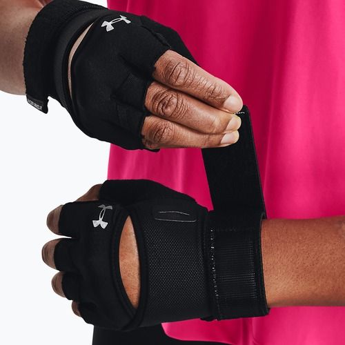 Under Armour M'S Weightlifting women's training gloves black/black/silver