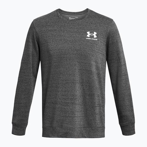 Men's Under Armour Rival Terry Lc Crew hoodie castlerock light heather/onyx white