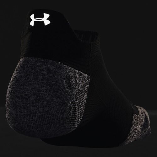 Under Armour Ad Run Cushion 1Pk NS Tab black/pitch gray/reflective training socks
