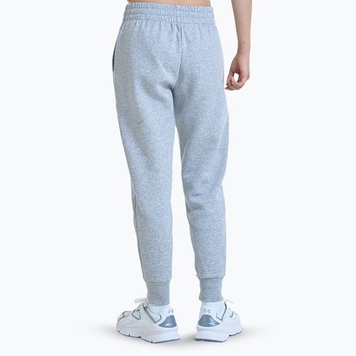 Under Armour women's Rival Fleece Joggers mod gray light heather/white trousers