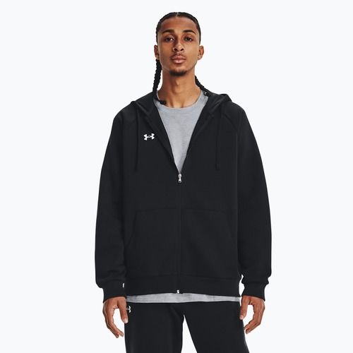 Men's Under Armour Rival Fleece FZ Hoodie black/white