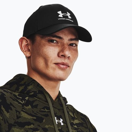 Under Armour Branded Lockup Adj black/white men's baseball cap