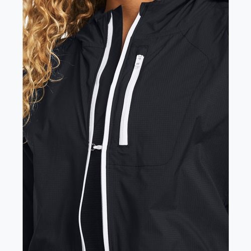Under Armour Phantom Windbreaker women's running jacket black/white/white