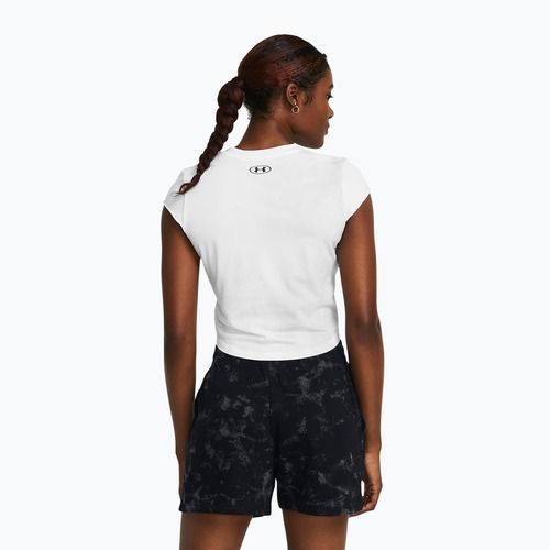 Women's training longsleeve Under Armour Project Underground Cap white/black
