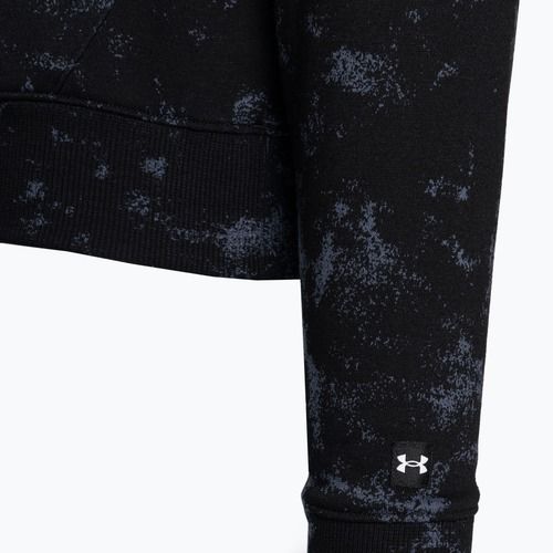 Under Armour Project Rock Underground Terry HD black/nova orange/black women's training t-shirt