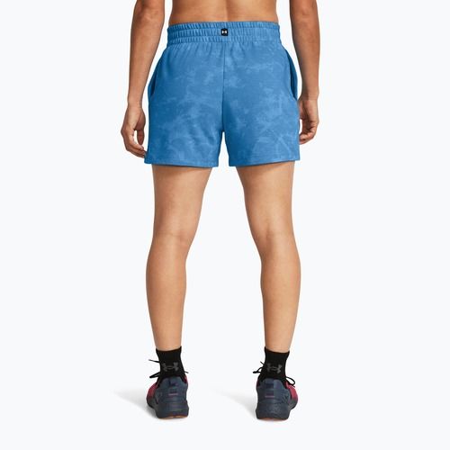 Under Armour Project Rock Underground Terry women's training shorts viral blue/phoenix/white