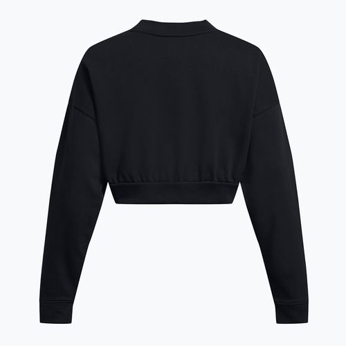 Under Armour women's training sweatshirt Rival Terry Os Crop Crew black/white