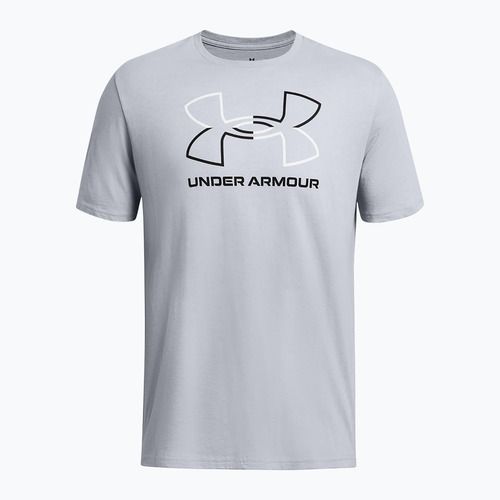 Under Armour GL Foundation Update mod gray medium heather/black men's training shirt