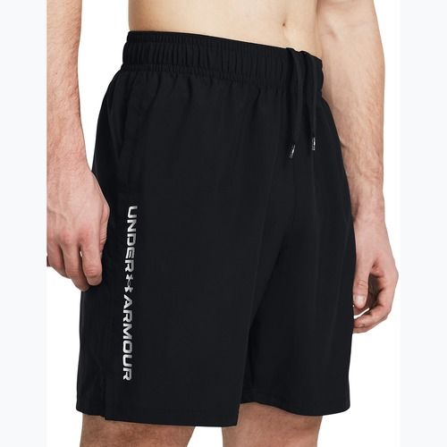 Men's Under Armour Woven Wdmk training shorts black/white