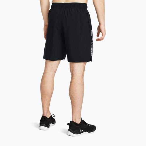 Men's Under Armour Woven Wdmk training shorts black/white