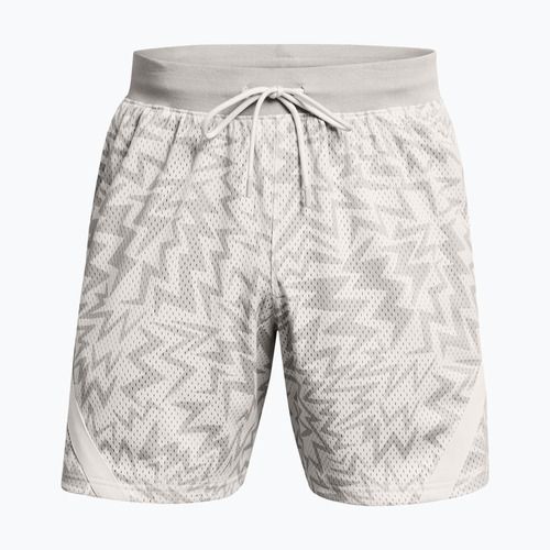 Under Armour Curry Mesh Short men's basketball shorts white clay/mod gray