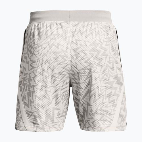 Under Armour Curry Mesh Short men's basketball shorts white clay/mod gray
