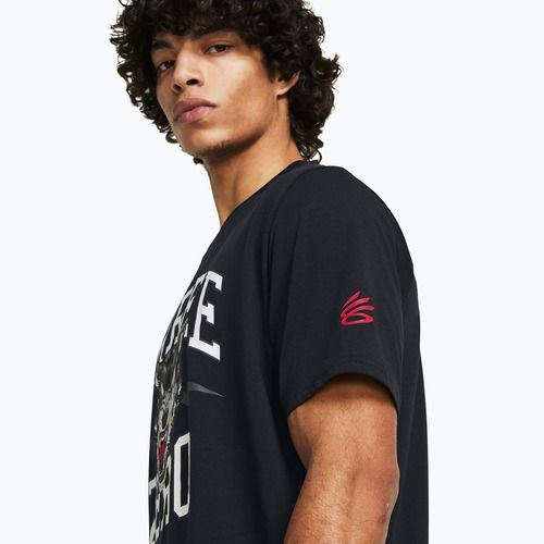 Under Armour men's basketball shirt Curry Young Wolf Tee black/mod gray