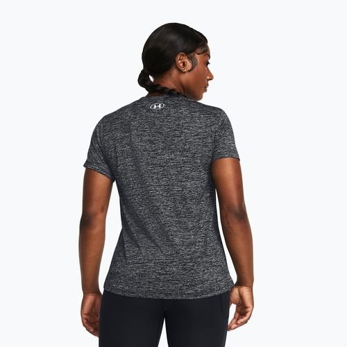 Under Armour Tech V-Twist black/white women's training t-shirt