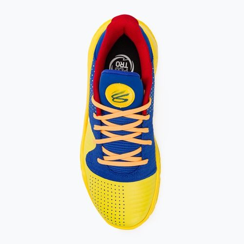 Under Armour Curry 4 Low Flotro team royal/taxi/team royal basketball shoes