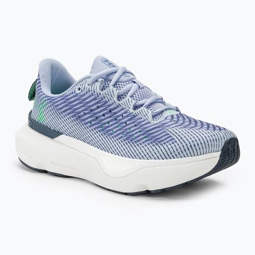 Under Armour Infinite Pro women's running shoes celeste/starlight/matrix green