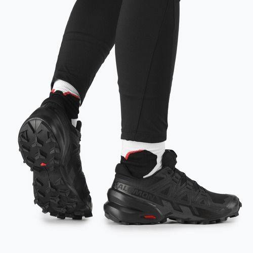 Women's running shoes Salomon Speedcross 6 black/black/phantom