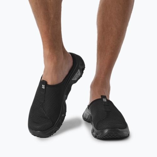Men's Salomon Reelax Slide 6.0 flip-flops black/black/alloy