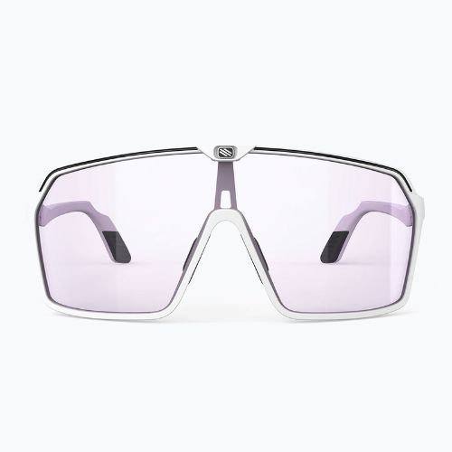 Rudy Project Spinshield white matte/impactx photochromatic 2 laser purple sunglasses