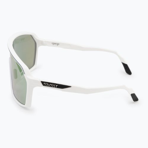 Rudy Project Spinshield white matte/racing green sunglasses