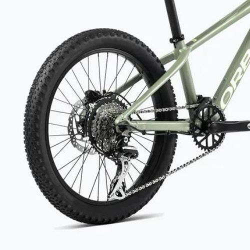 Orbea MX 20 Team Disc metallic green/yellow children's bike