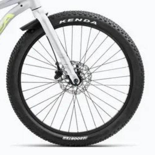 Children's bicycle Orbea MX 24 Team Disc silver/lime