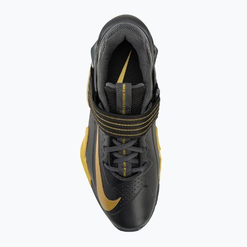 Nike Savaleos black/met gold anthracite infinite gold weightlifting shoes