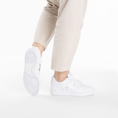 Women's New Balance BBW80 white/silver shoes