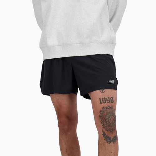 Men's New Balance RC Seamless 5 Inch black running shorts