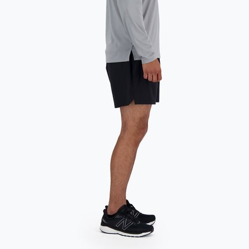 Men's New Balance AC Seamless 5 Inch Lined shorts black