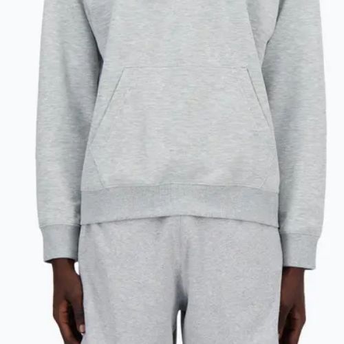Men's New Balance Stacked Logo French Terry Hoodie athletic grey